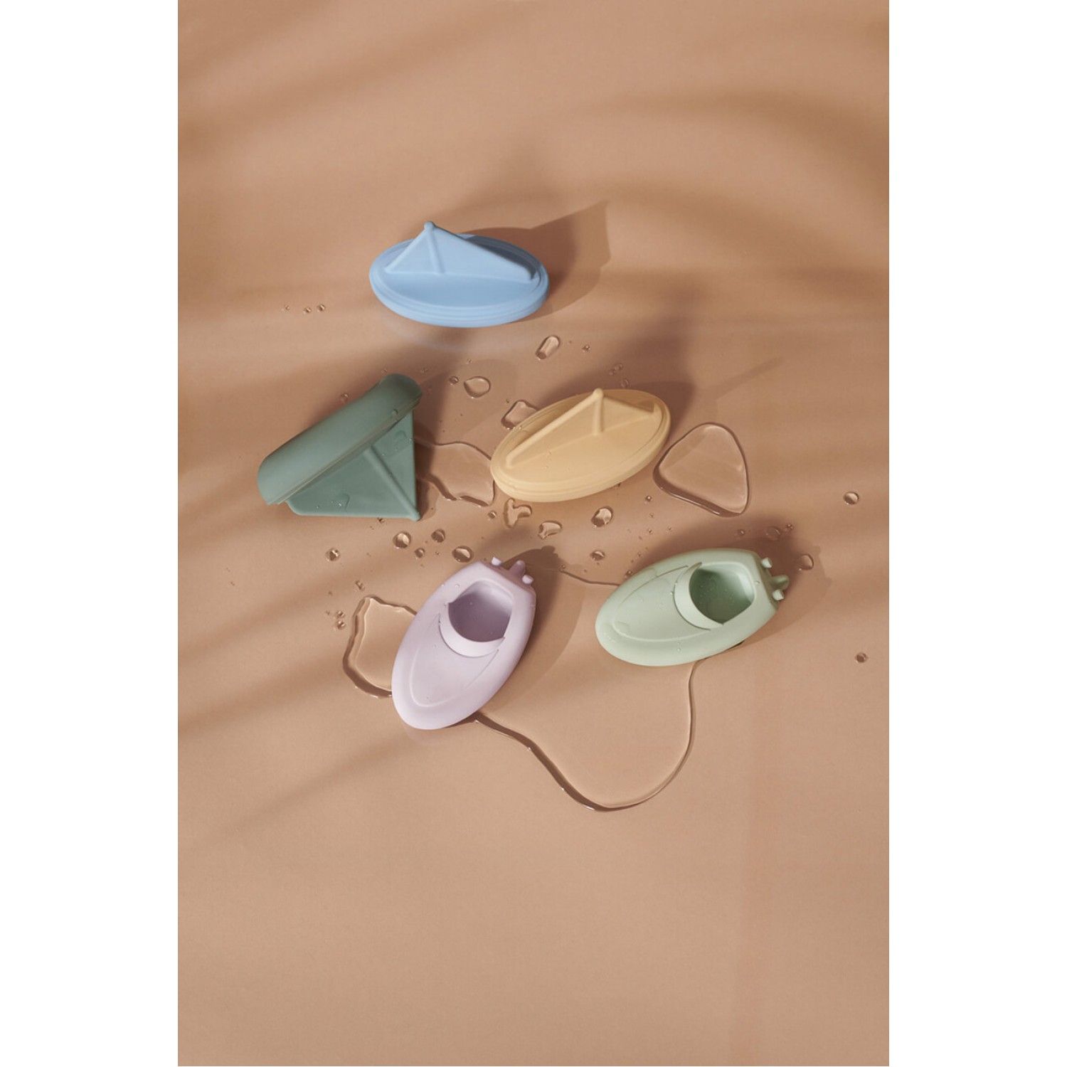 Troels bath toys 3-pack | Light lavender multi mix
